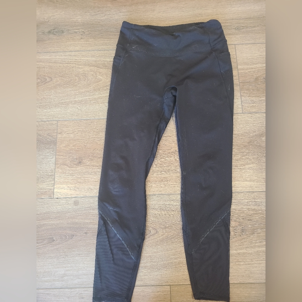 Ivivva leggings with mesh detail